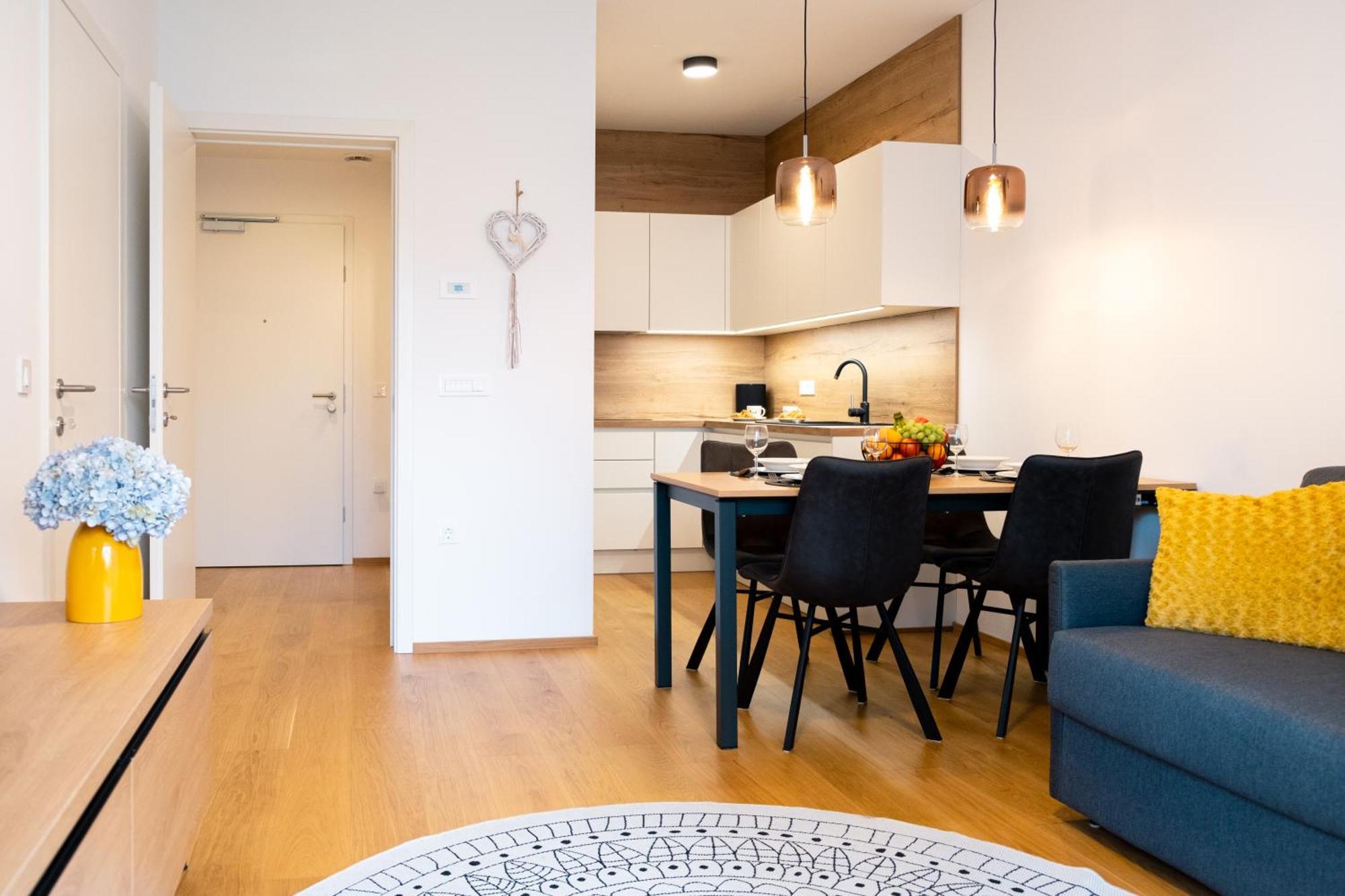 Masarykova Residence - Modern 1-Bedroom In City Center & Free Parking Ljubljana Dış mekan fotoğraf